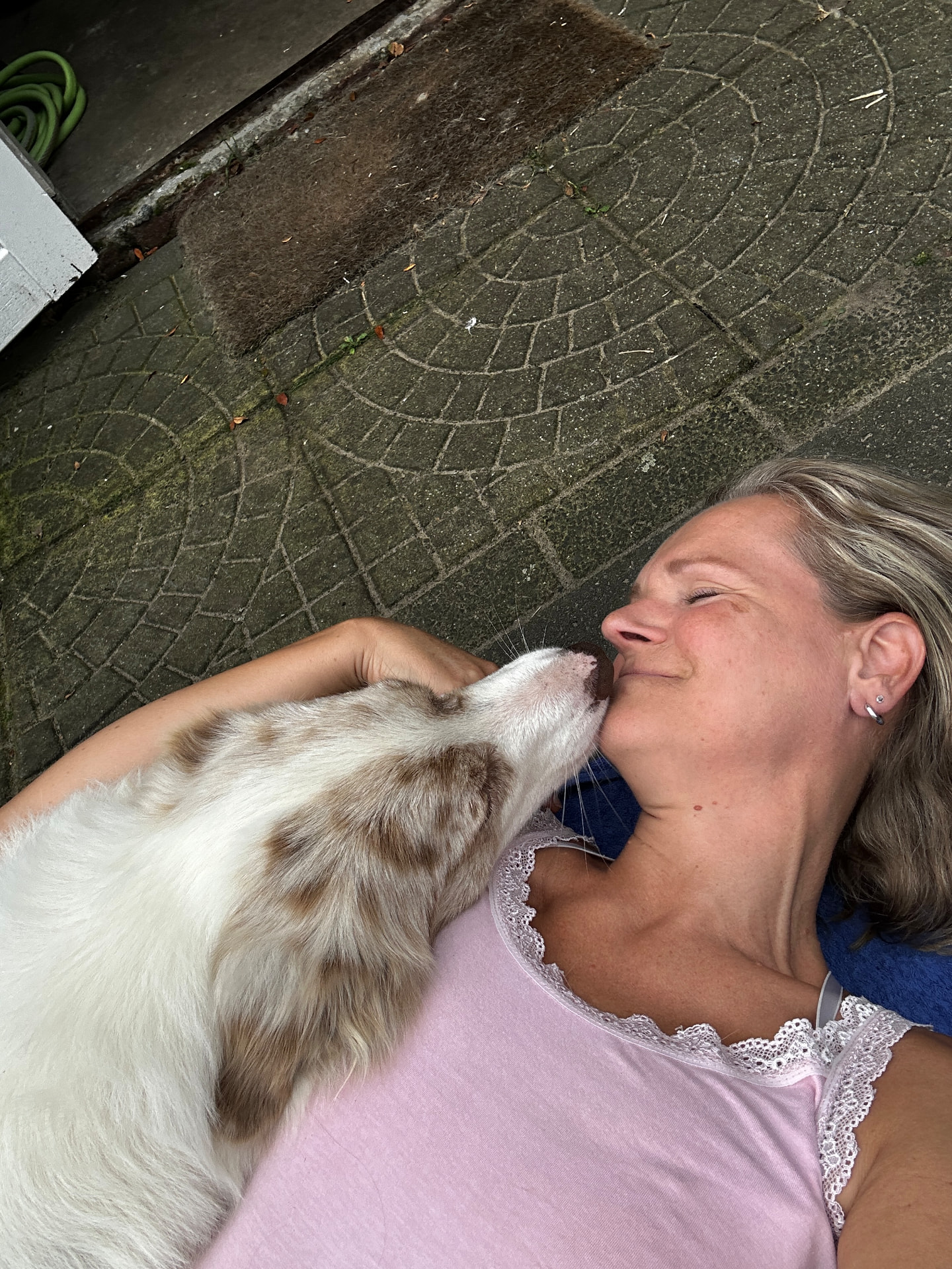 Esther aan het werk